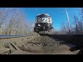NS Train Runs Over GoPro And Knocks It Under Switch With Sparks
