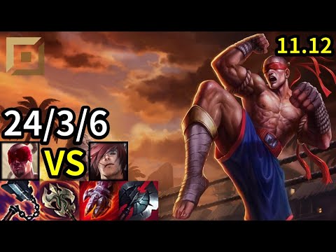 Lee Sin Top vs Sett - KR Master | Patch 11.12