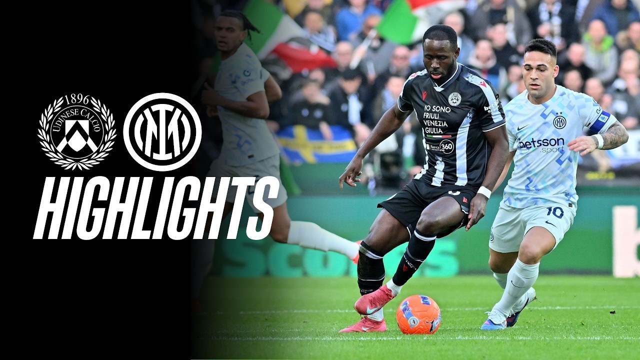 Udinese vs Inter Goals and Highlights Season 2025/2026