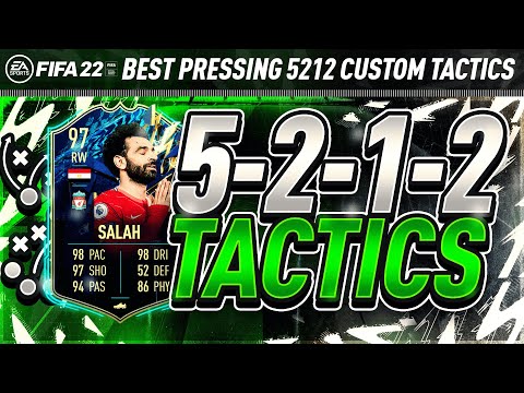 BEST 5212 CUSTOM TACTICS! PRESSING 5-2-1-2 META TACTICS & INSTRUCTIONS FIFA 22 ULTIMATE TEAM!