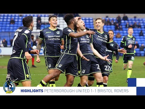 Match Highlights: Peterborough United 1-1 Bristol Rovers