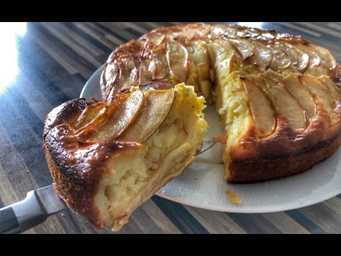 Quick and easy fluffy apple cake recipe # 4