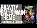 Euphonium Sheet Music How To Play Gravity Falls Main Theme By Brad Breeck