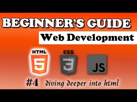HTML Course Diving Deeper into HTML | Beginner s Tutorial | 4