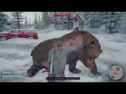 This is a knife trophy - Killing the Rager bear with the Boot Knife - Days Gone