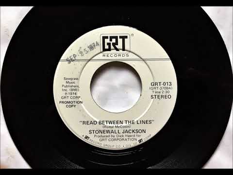 Read Between The Lines , Stonewall Jackson , 1974
