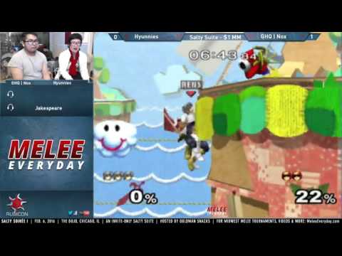 Salty Soirée I - $1 MM: Hyunnies (Marth) vs. GHQ | Nox (Falcon)