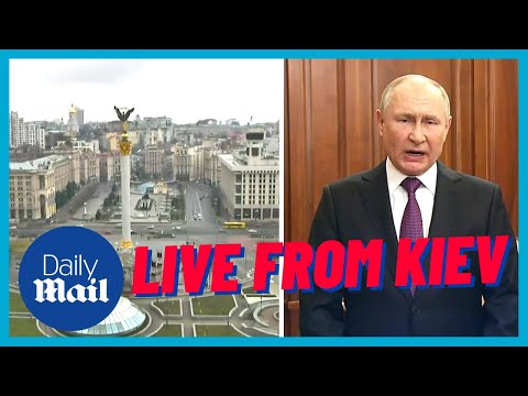 AO VIVO: Praça Maidan, em Kiev, enquanto Putin lança invasão em grande escala da Ucrânia