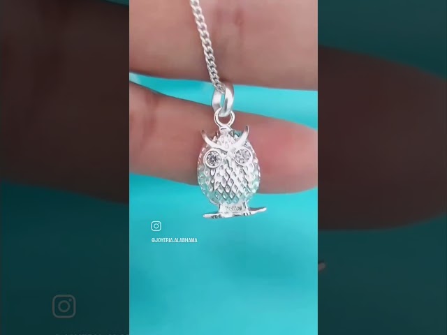 Vídeo relacionado con Qings Colgante de Charm Luminoso de Búho Plata de Ley 925 Abalorios de Owl Animales Glow in the Dark Compatible con Pulsera Europeo y Collar