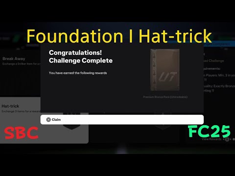 #EA SPORTS FC 25 #FC25 #UT #SBC foundation I Hat-trick