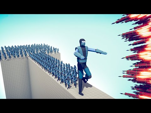 CAN 100x SUB-ZERO + GIANT CROSS THE BRIDGE? - TABS | Totally Accurate Battle Simulator