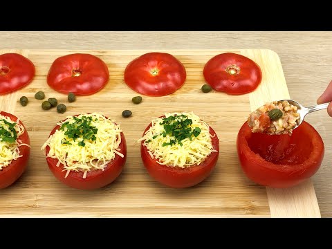 , title : 'Das ist mein Lieblingsrezept! Gefüllte Tomaten sind in 10 Minuten fertig! Tomatenrezept #63'