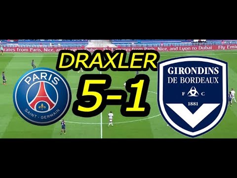Paris SG vs Bordeaux 5-1 Draxler GOOL Ligue 1 - 17/18 Highlights HD 30-09-2017