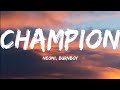 Neoni Burnboy Champion Lyrics Video
