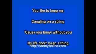 elvis karaoke please don't drag that string around