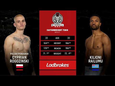 Eternal MMA 96: Cyprian Rogozinski VS Killoni Railumu | FULL FIGHT