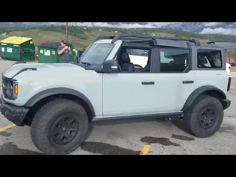 2021 Ford Bronco Cactus Gray and Shadow Black Real Life Walkaround Video !!