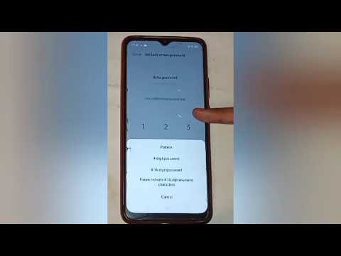 How to set up pattern lock in oppo a91,set up pattern lock setting