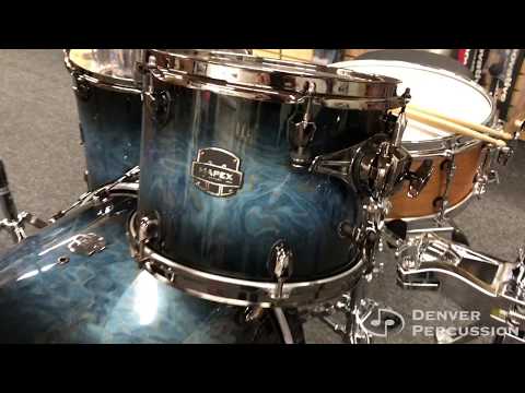 Mapex Saturn 16x16" Floor Tom (Deep Water Ash Burl) image 9