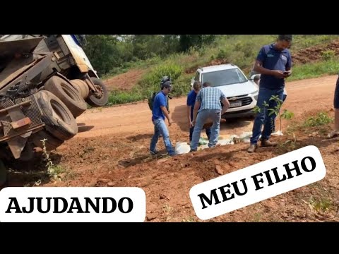 Gente fui ajudar meu filho, fazer inseminação em 100 vacas, Orizona -Go 