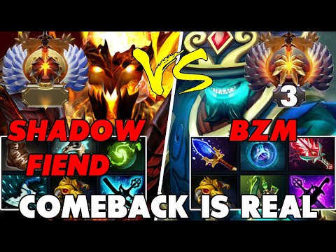 THE RADIANT (SHADOW FIEND) vs BZM (STORM SPIRIT) - Epic Battle Of Mid Dota 2 Players - Z Dota 2