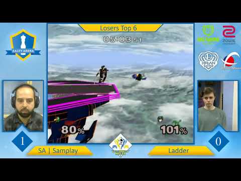 Salty Arena Cup Melee #1 [NTSC] - Losers Semi - Samplay (Falco) vs Ladder (Marth)