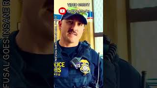 ID Refusal! Cop Does Walk Of Shame #shorts #idrefusal