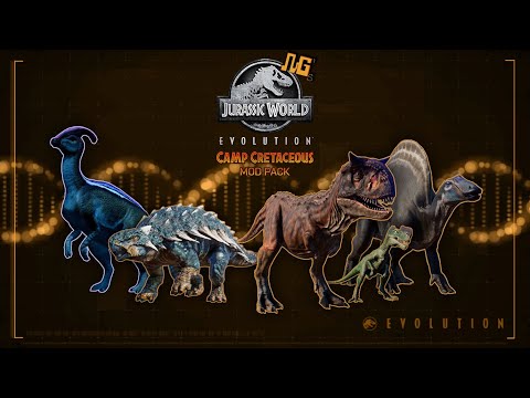Jurassic World Evolution - Camp Cretaceous Mod Pack Showcase
