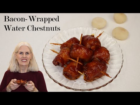 Bacon Wrapped Water Chestnuts / Crock Pot Appetizer
