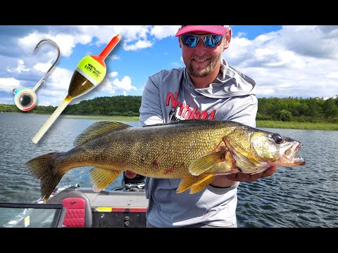 The BEST Way to Catch Mid-Summer Walleyes (Bobberscoping)