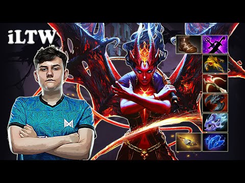 iLTW - Queen of Pain Midlane | Dota 2 7.30e Gameplay