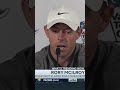 Golf ⭐️ Rory McIlroy PRAISES Tiger Woods Amid Possible Return For Masters #shorts