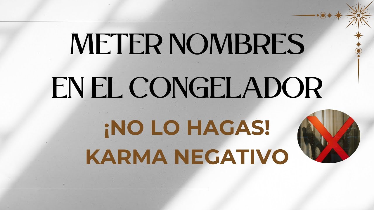 Watch METER NOMBRES EN EL CONGELADOR CONGELAR A ALGUIEN.KARMA NEGATIVO Now METER NOMBRES EN EL CONGELADOR CONGELAR A ALGUIEN.KARMA NEGATIVO
