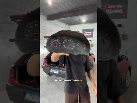 eu FINALMENTE troquei o painel do Goleta!! 🤩🔥 #goleta #golg2 #projetinho #carros #carrosantigos