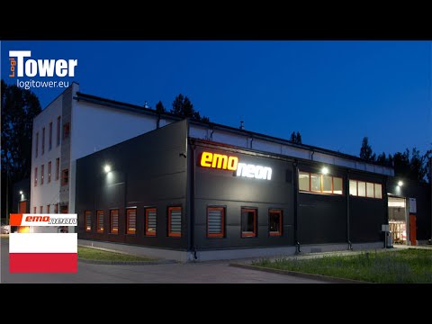 LOGITOWER: EMO NEON - automatyczny magazyn płyt pleksi i blach