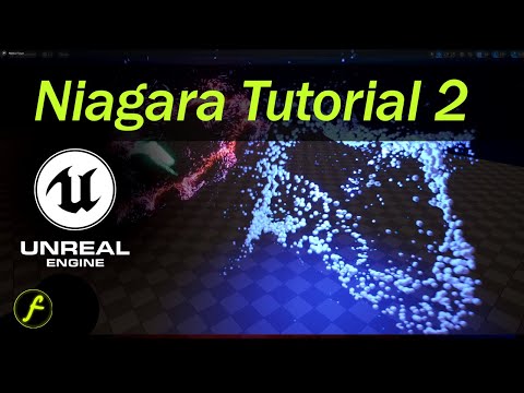 Unreal Niagara basic tutorial abtract particles