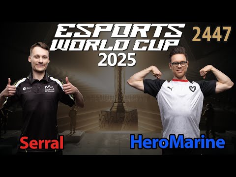 Alte Bekannte - 🇫🇮 Serral (Z) vs 🇩🇪 HeroMarine (T) - Esports World Cup 2025 - StarCcraft 2 - 2447