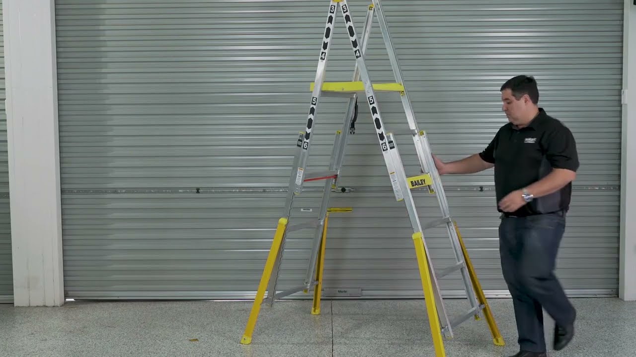 Bailey Height Adjustable Platform Ladder