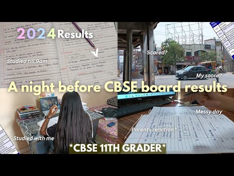A night before CBSE BOARD RESULTS! *scared?* || CBSE 11th grader || Avika Goel 👀