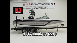 2017 Nautique GS20 - Gunmetal/Onyx Black -Walk Around || N3 Boatworks