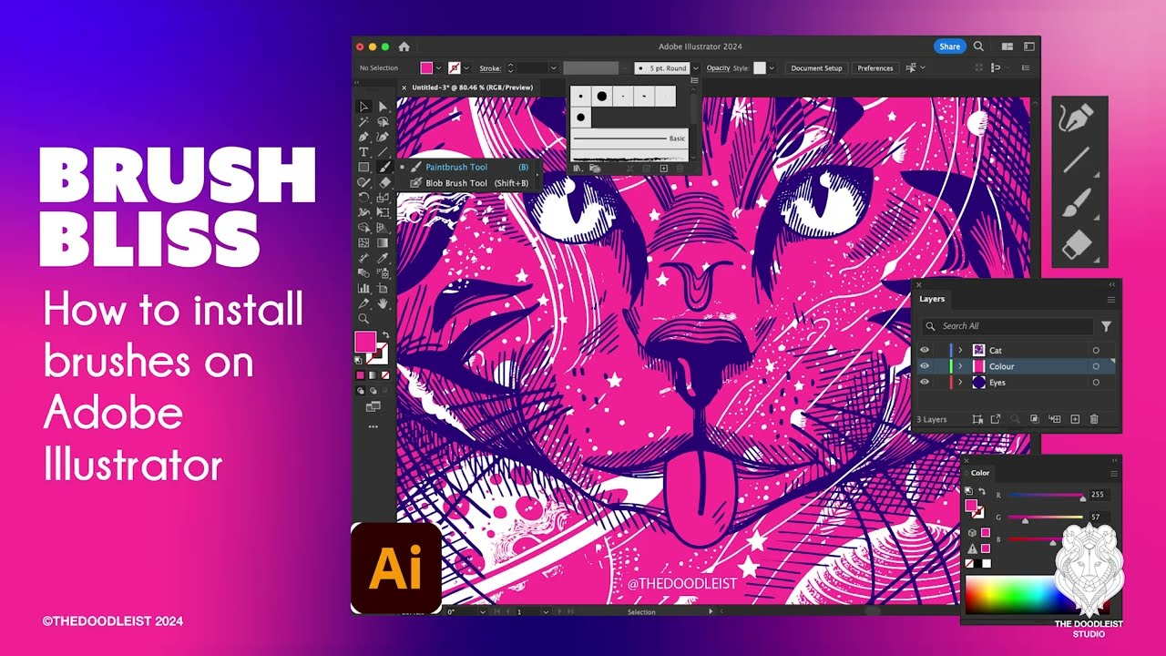 How To Install Brushes on Adobe Illustrator