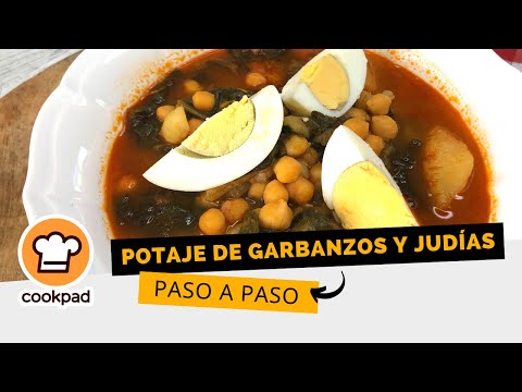 Potaje de Garbanzos y Judías [Receta fácil]
