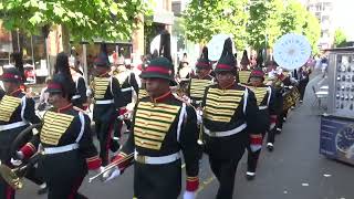 Jachthoorn en Trompetterkorps Edelweiss Heerlen Streetparade Hoofddorp deel 1
