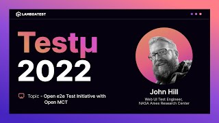 Open e2e Test Initiative with Open MCT — Testμ 2022