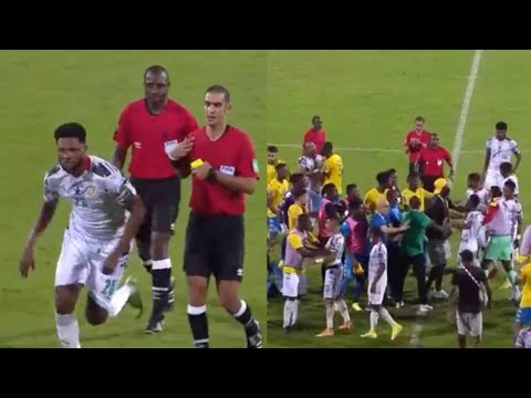 WATCH : The action that led to Benjamin Tetteh’s red card even when the match has ended