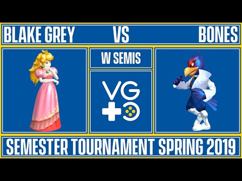 UD Semester Tournament Spring 2019 - Singles - Winners Semis - Blake Grey (Peach) vs. Bones (Falco)