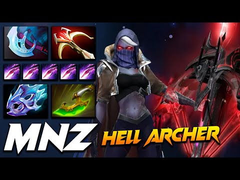 Infamous.MNZ Drow Ranger Hell Archer - Dota 2 Pro Gameplay [Watch & Learn]