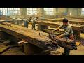 Turning Old Train Sleeper Difficult Wood Into High Value Products Furniture Incredible Process