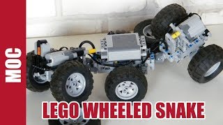 preview picture of video 'Lego RC Wheeled Snake By Nico71'