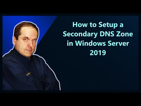 How to Setup a Secondary DNS Zone in Windows Server 2019